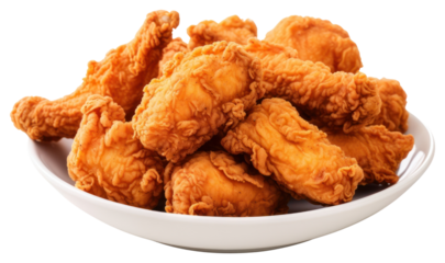 PNG Fried chicken plate food