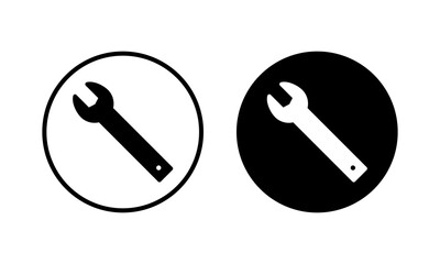 Wrench icon vector illustration. repair icon. tools sign and symbol
