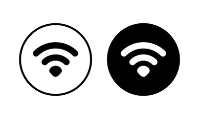 Wifi icon vector illustration. signal sign and symbol. Wireless  icon