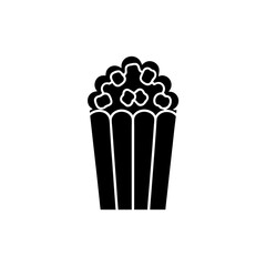 creative details Popcorn icon Vector Illustration