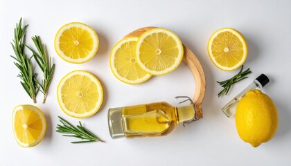 Culinary preparation of lemon infused olive oil kitchen food photography bright aesthetic flavorful concepts