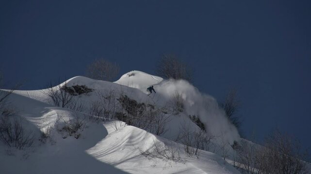 Run de ski freeride