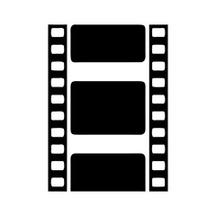 Movie Filmstrip Icon Labeled Clips, Filmstrip Icon, Clips Label Design, Movie Strip Vector