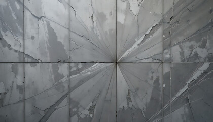 Obraz premium Abstract Grey Tile Pattern Distressed Concrete Texture