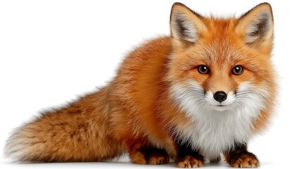 Obraz premium Adorable Red Fox Kit with Studio Shot, and Wildlife. (1)