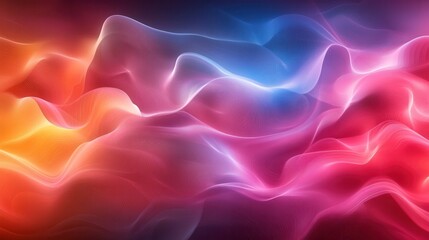 Obraz premium Abstract vibrant flowing colors (24)