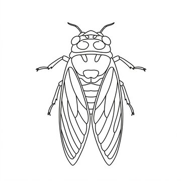 cicada coloring 