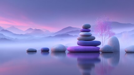 The combination of guided meditation and relaxation techniques in a natural setting helps to achieve mental well-being