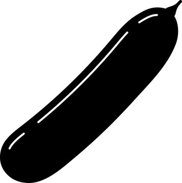 recommend clip art: Cucumber silhouette vector illustration. Cucumber transparent PNG. Silhouette cucumber. Cucumber clip art. Black cucumber symbol. Vegetable stock images.