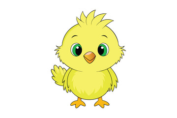 cute chick colorful Vector