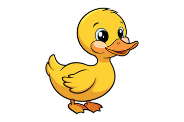  cute duck colorful Vector