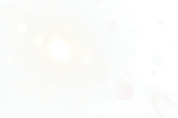 PNG Blue sky no cloud with sun light flare sunlight bokeh reflection.