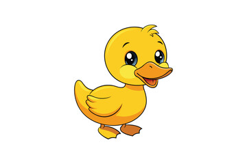  cute duck colorful Vector