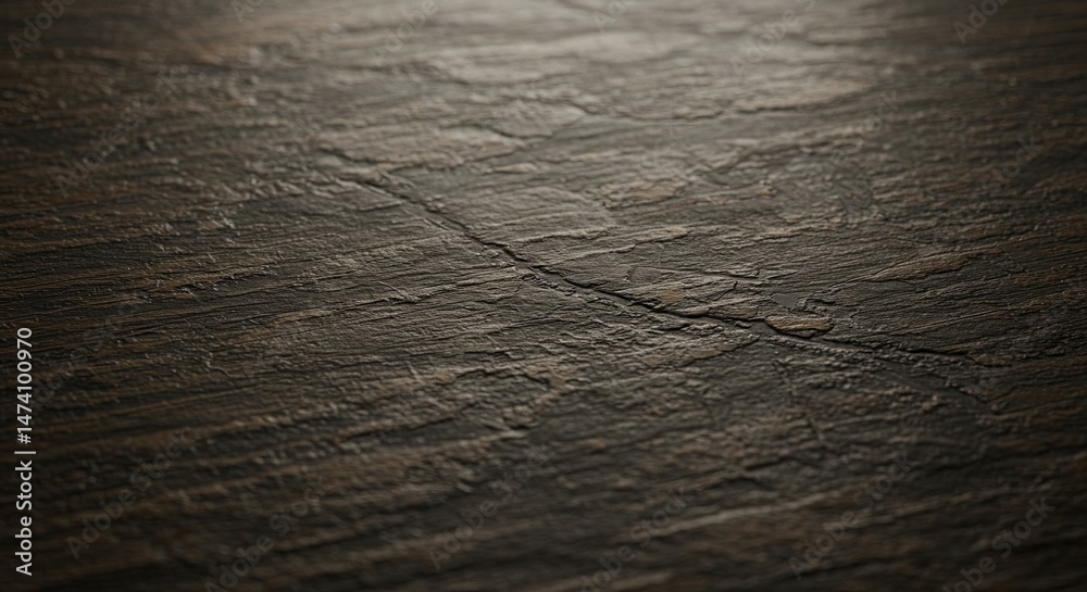 Poster a close up of a brown surface with a crack in it