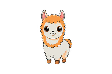   cute sheep colorful Vector