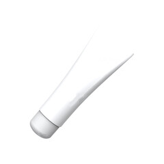 toothpaste tube isolated on white