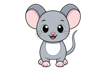  cute mouse colorful Vector