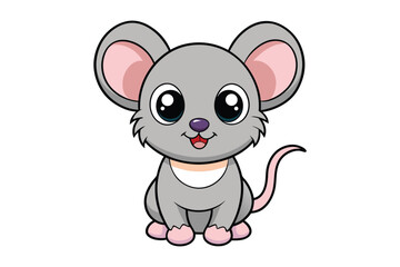 cute mouse colorful Vector