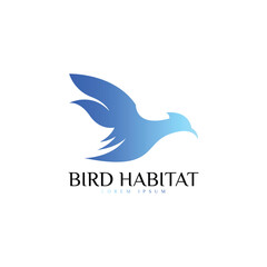 Bird logo design template