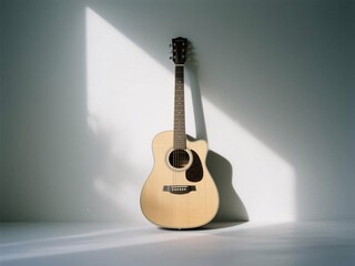 acoustic guitar close up