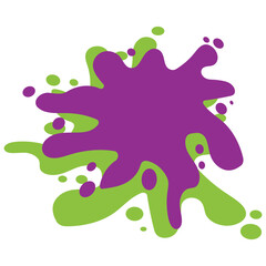 vector illustration of a paint splashes