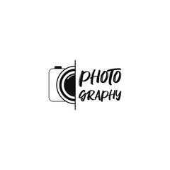 Photography studio logo design template