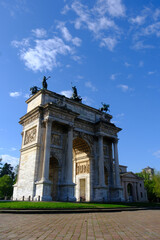 Obraz premium Arco della Pace in Milan, Italy