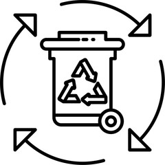 Recycling Drive Icon