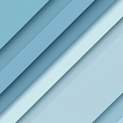 Obraz premium Abstract layered diagonal stripes in light blue and white
