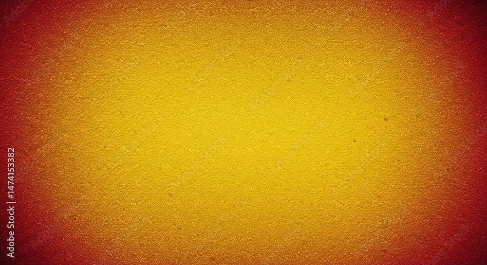 Poster a yellow background with a red border