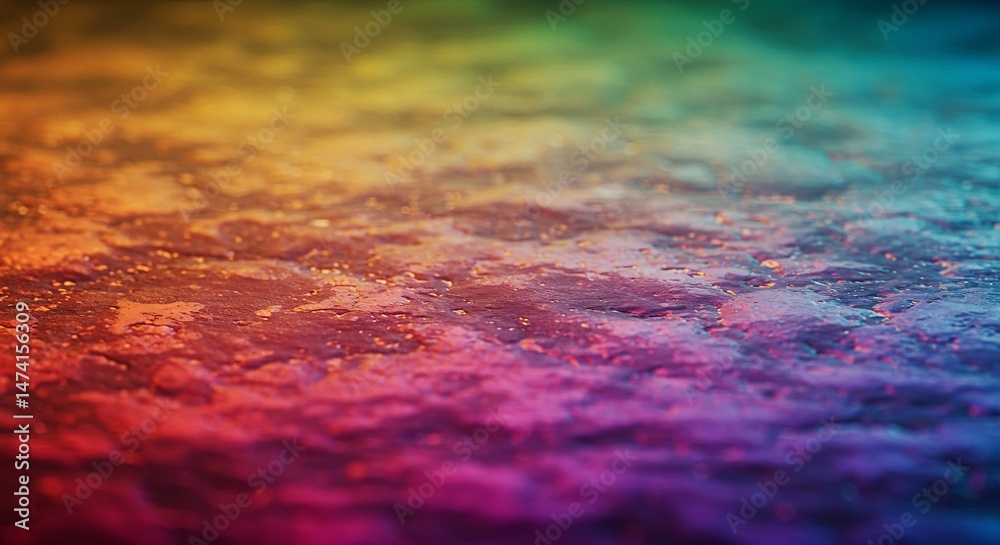 Aufkleber a colorful background with a rainbow effect