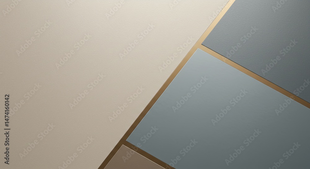 Aufkleber a patterned background with a gold border