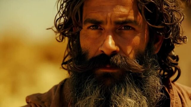 The bearded man exuded wisdom and charm, captivating everyone with his stories and experiences.