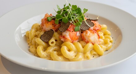 Lobster Macaroni and Cheese with Truffle