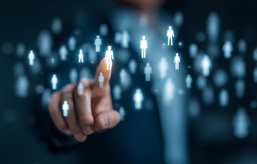 Human resource managers employ online digital technology and network links worldwide to manage people, oversee the recruitment process, and provide company services