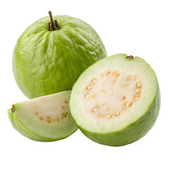 Guava fruit isolated on transparent background
