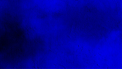 Blue Blurred Sky with Clouds Artistic Backgrund. Craft Painting Landscape, a dark blue background with a smooth and shiny texture.