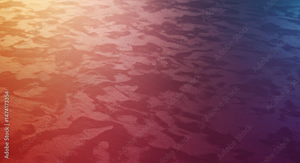 Poster A colorful background with a pattern that resembles camouflage