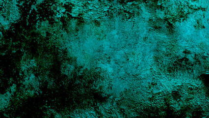 Elegant dark emerald green background with black shadow border and old vintage grunge texture desigN. Hintergrund abstrakt türkis blau schwarz
