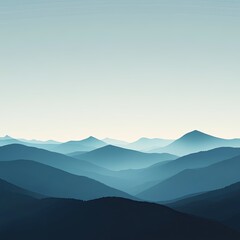 Misty mountain range (3)