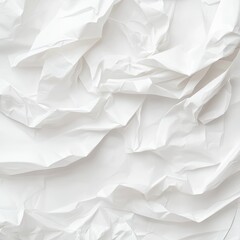 Obraz premium Crumpled white paper texture (4)