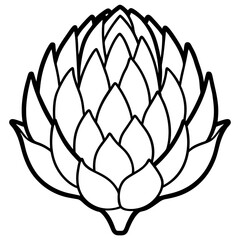 Stylized Artichoke Vector Illustration