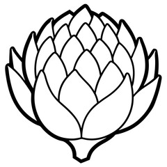 Stylized Artichoke Vector Illustration