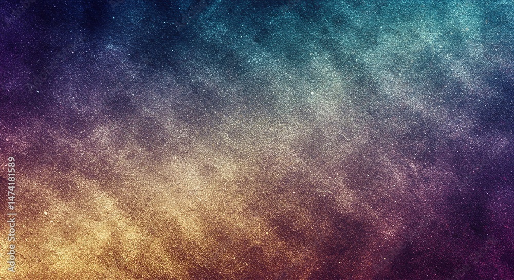 Poster a colorful background with a star in the middle