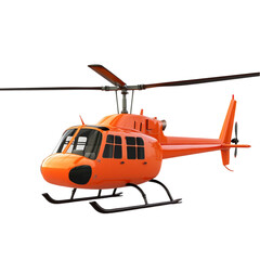 Orange helicopter against a colorful striped background aerial vehicle transportation rescue flight