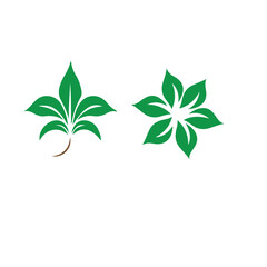 green leaf vector