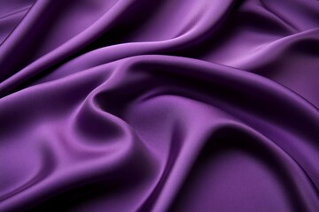 Fototapeta premium Deep Purple Silk Fabric Drape Texture
