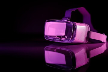 Modern virtual reality glasses featuring a design that is sleek and futuristic