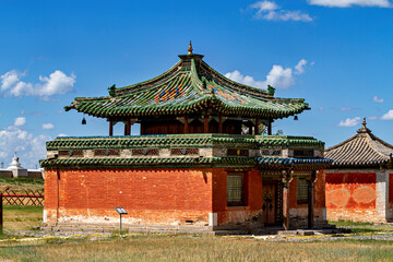 Fototapeta premium The temples of Karakorum in Mongolia 