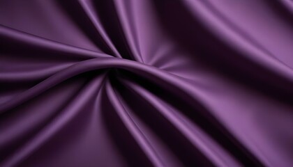 An elegant display of purple fabric with fluid and graceful folds, creating a luxurious aesthetic.